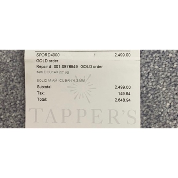 Solid 14k Gold Miami Cuban Link Necklace - Picture 4 of 6